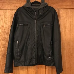 Men’s Calvin Klein faux leather jacket